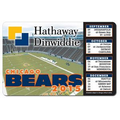 Magnetic Football Schedules Horizontal Magnet (5 1/2"x3 3/4")